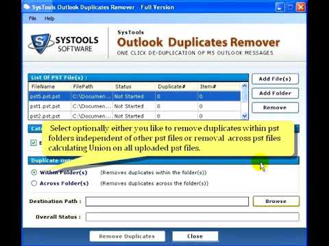outlook duplicate items remover 1.4.4